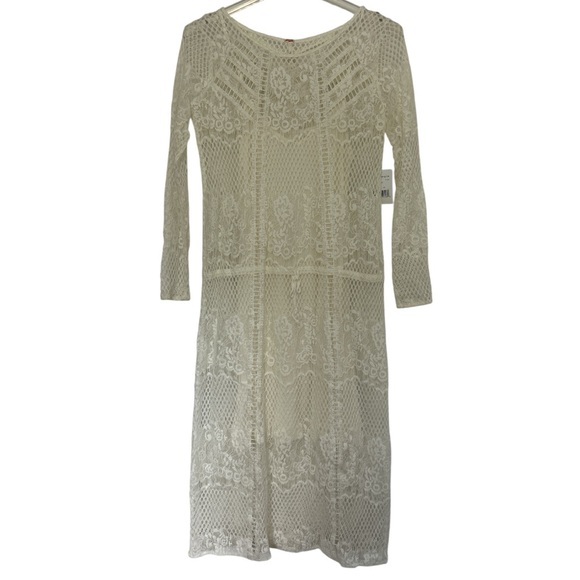 Free People | Dresses | Free People Lace Long Sleeve Dress In Cream | Poshmark Free People | Dresses | Free People Lace Long Sleeve Dress In Cream | Poshmark